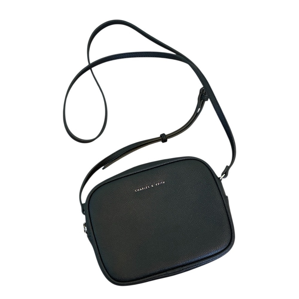 Charles & Keith Black Crossbody Bag